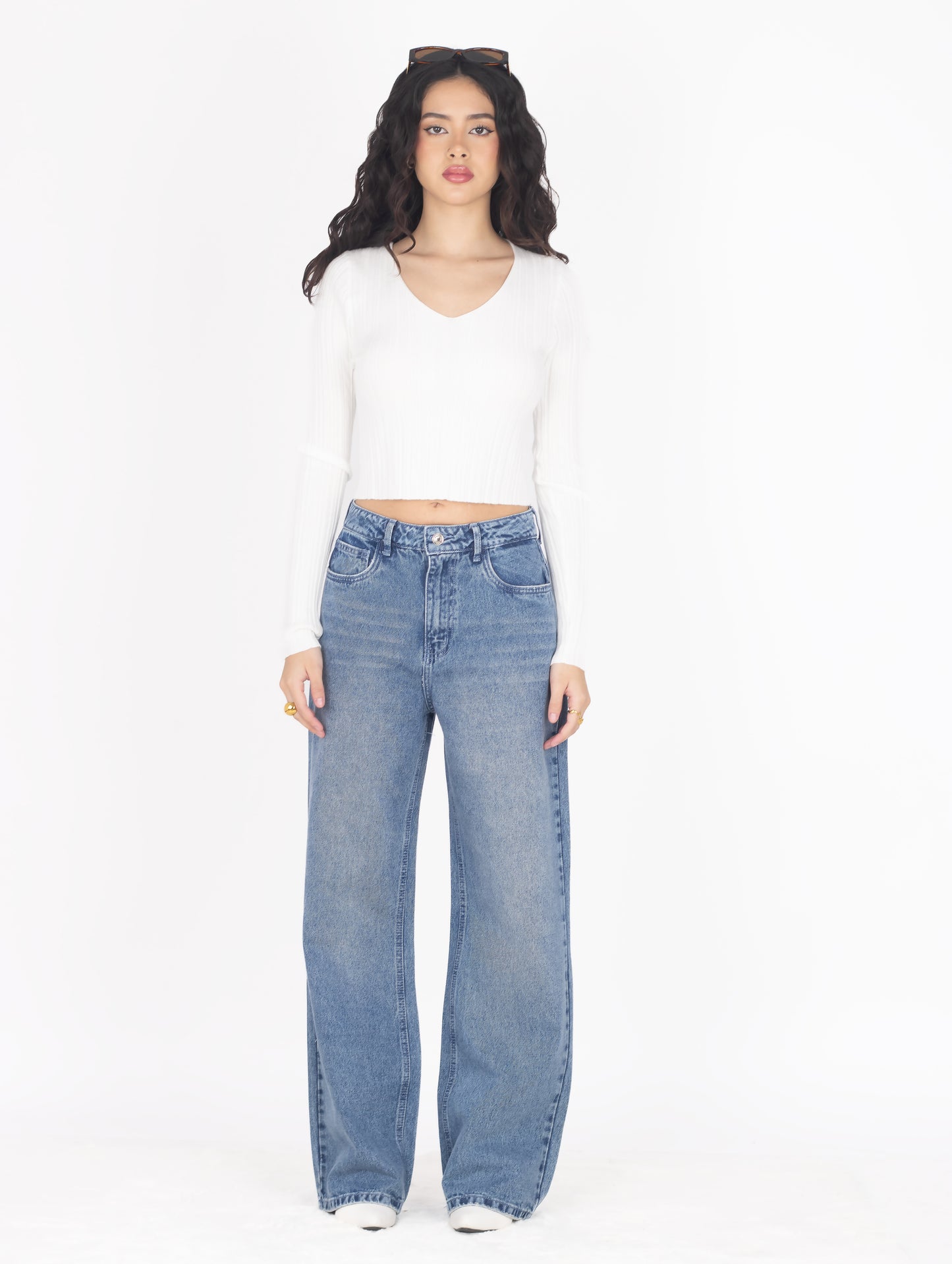 WIDE LEG JEANS